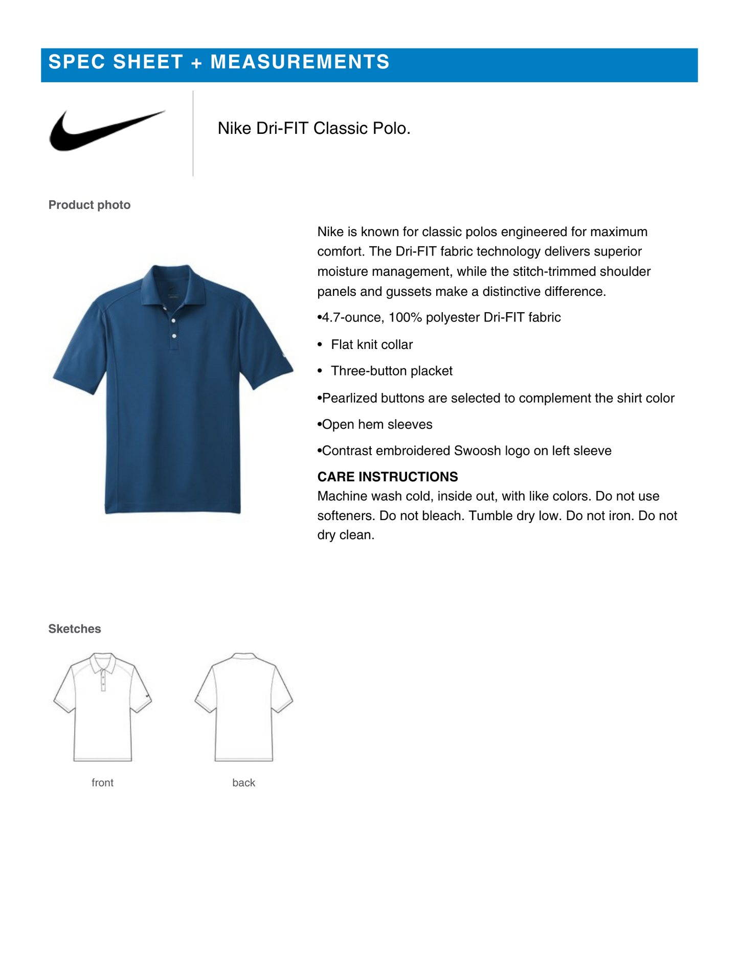 NIKE - Poway Wrestling Polo