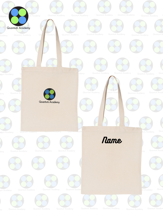 👜 Quantum Academy Personalized Canvas Tote