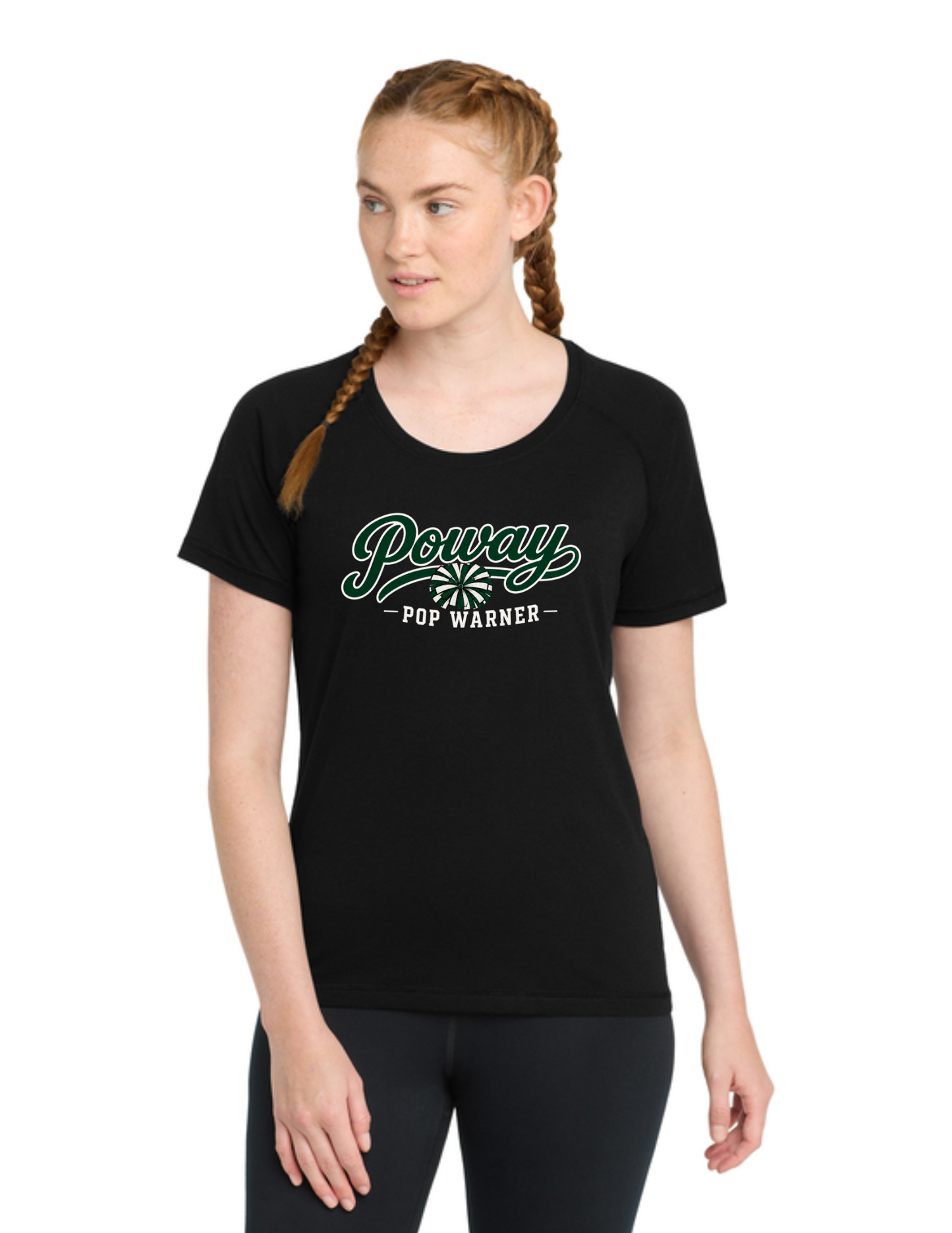 Poway Pop Warner Cheer Women’s Performance Raglan Tee