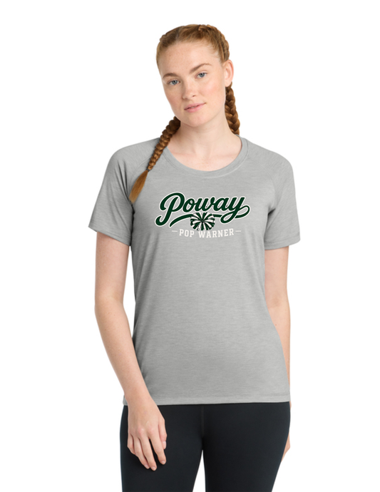 Poway Pop Warner Cheer Fan Women’s Performance Raglan Tee