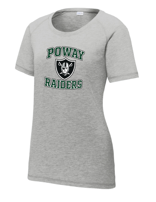 Poway Pop Warner Cheer Fan Women’s Performance Raglan Tee