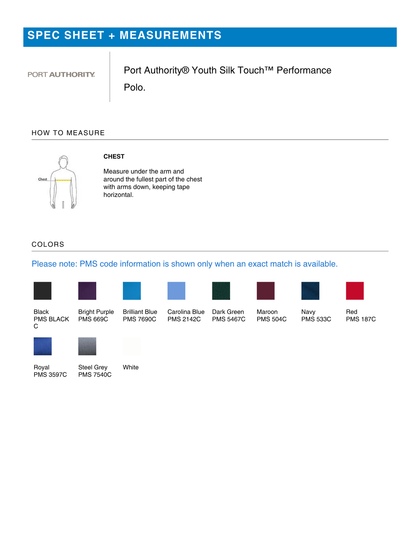 YOUTH - Quantum Academy Performance Polo