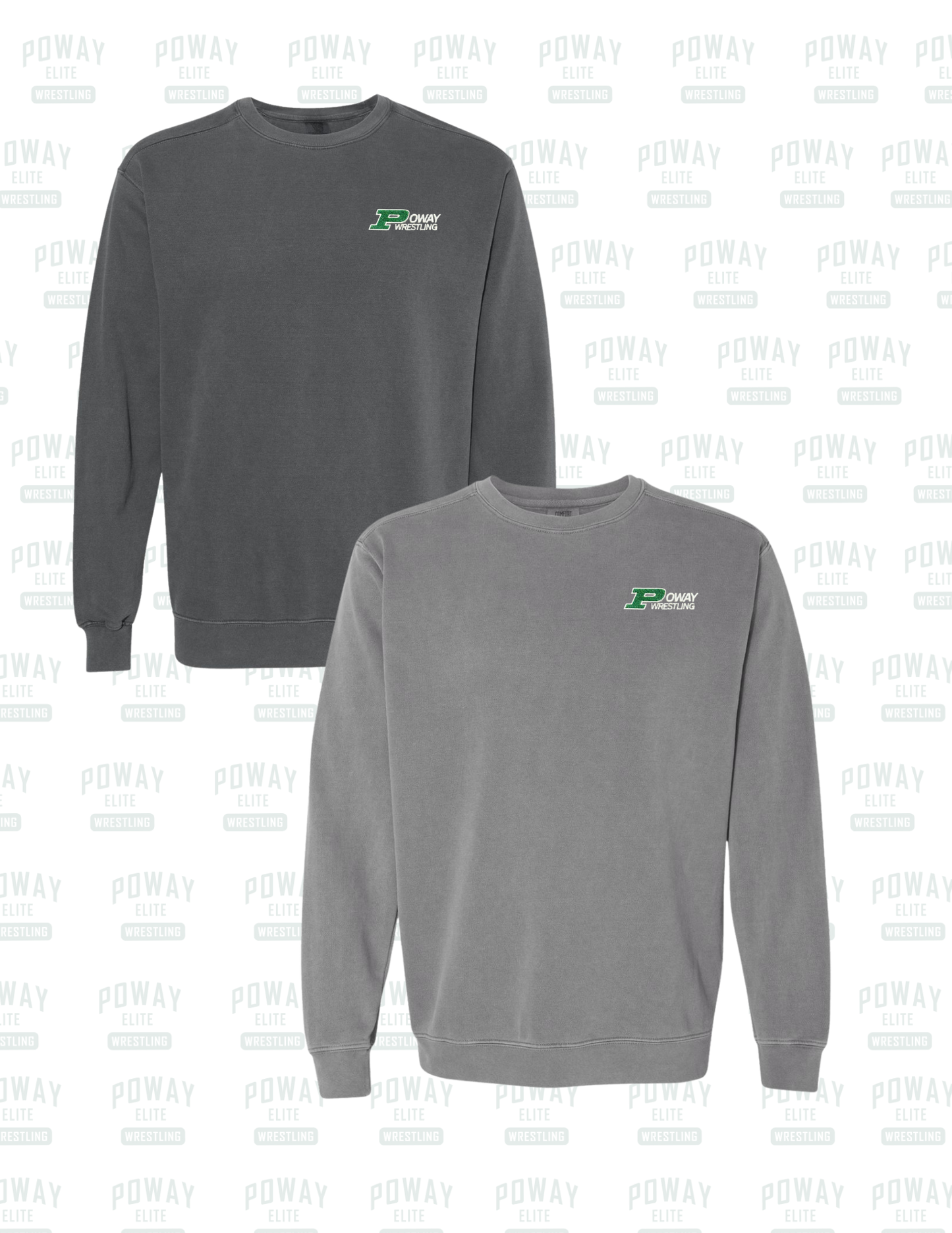 Comfort Colors - Poway Legacy Garment-Dyed Crewneck Sweatshirt