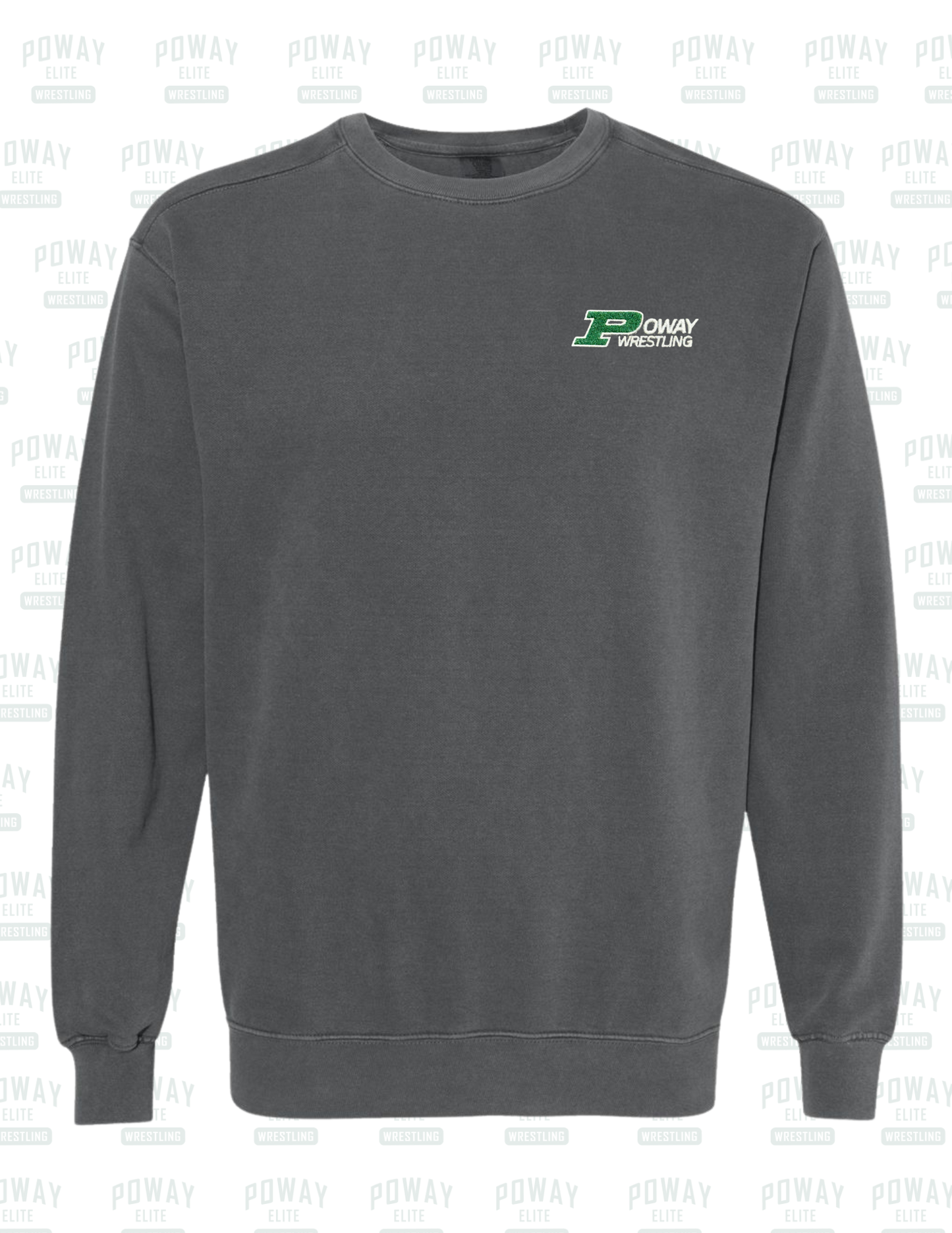 Comfort Colors - Poway Legacy Garment-Dyed Crewneck Sweatshirt