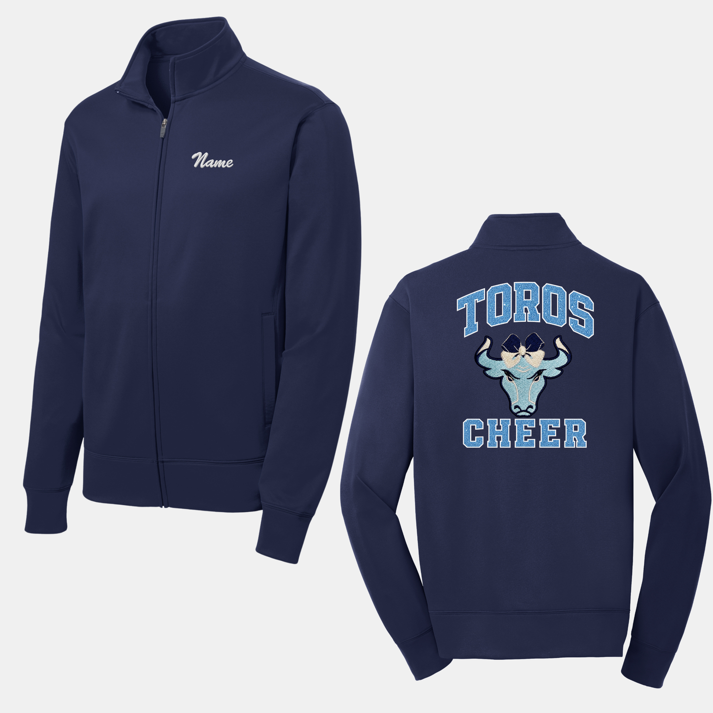 DEL RANCHO TOROS CHEER WARM-UP JACKET