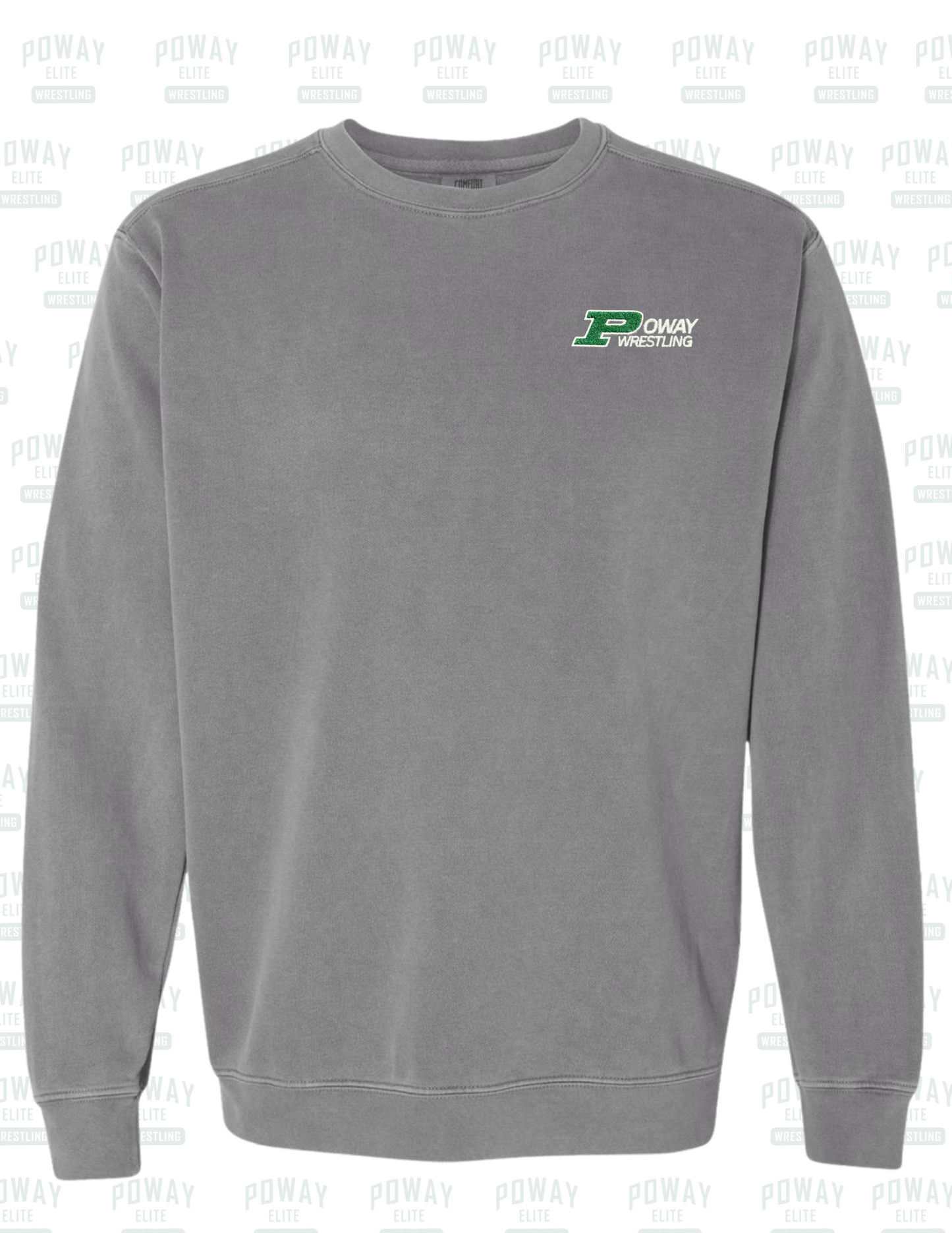 Comfort Colors - Poway Legacy Garment-Dyed Crewneck Sweatshirt