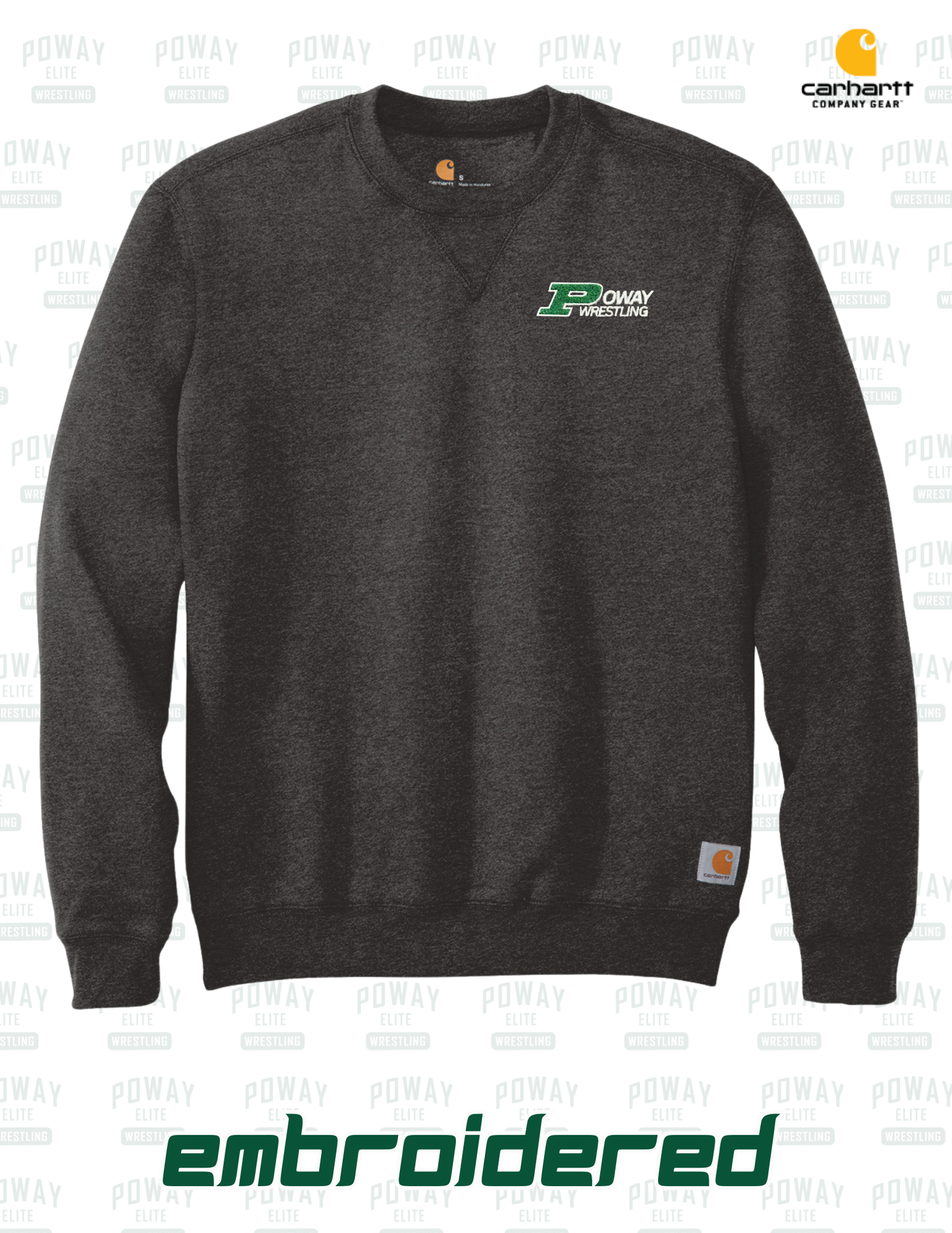 Poway Wrestling Carhartt® Crewneck Sweatshirt