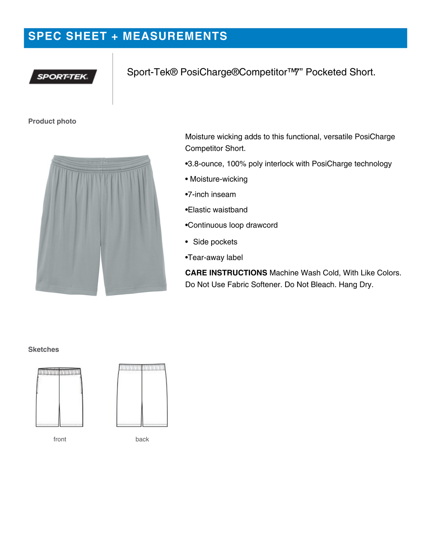 RTC Performance Training Shorts