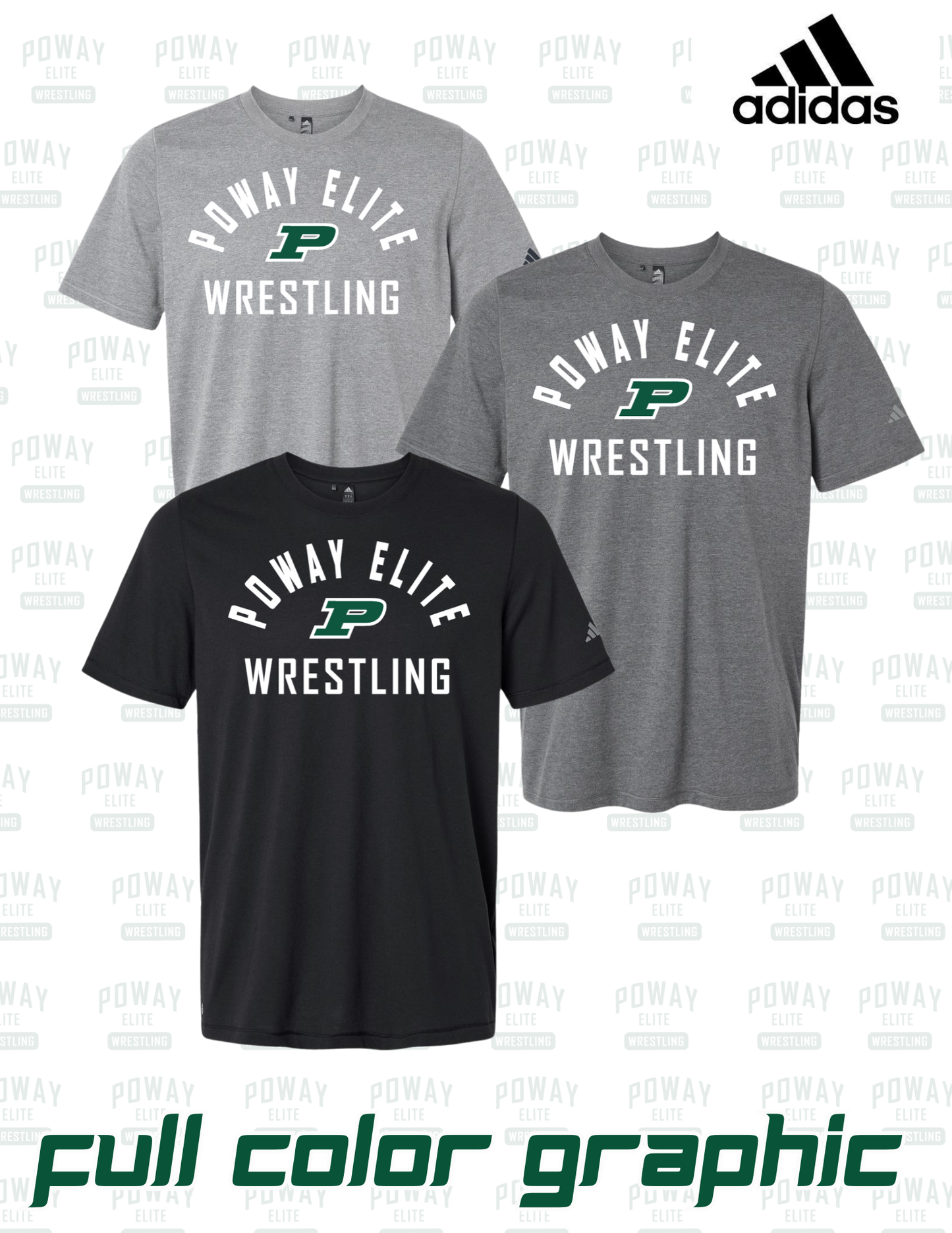 Poway Elite Wrestling – Adidas Performance Tee
