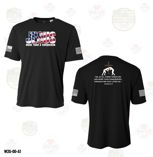 More Than a Conqueror Performance Tee