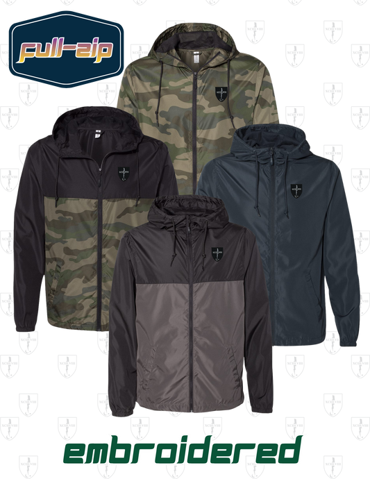 TIO Performance Windbreaker – Water-Resistant & Embroidered
