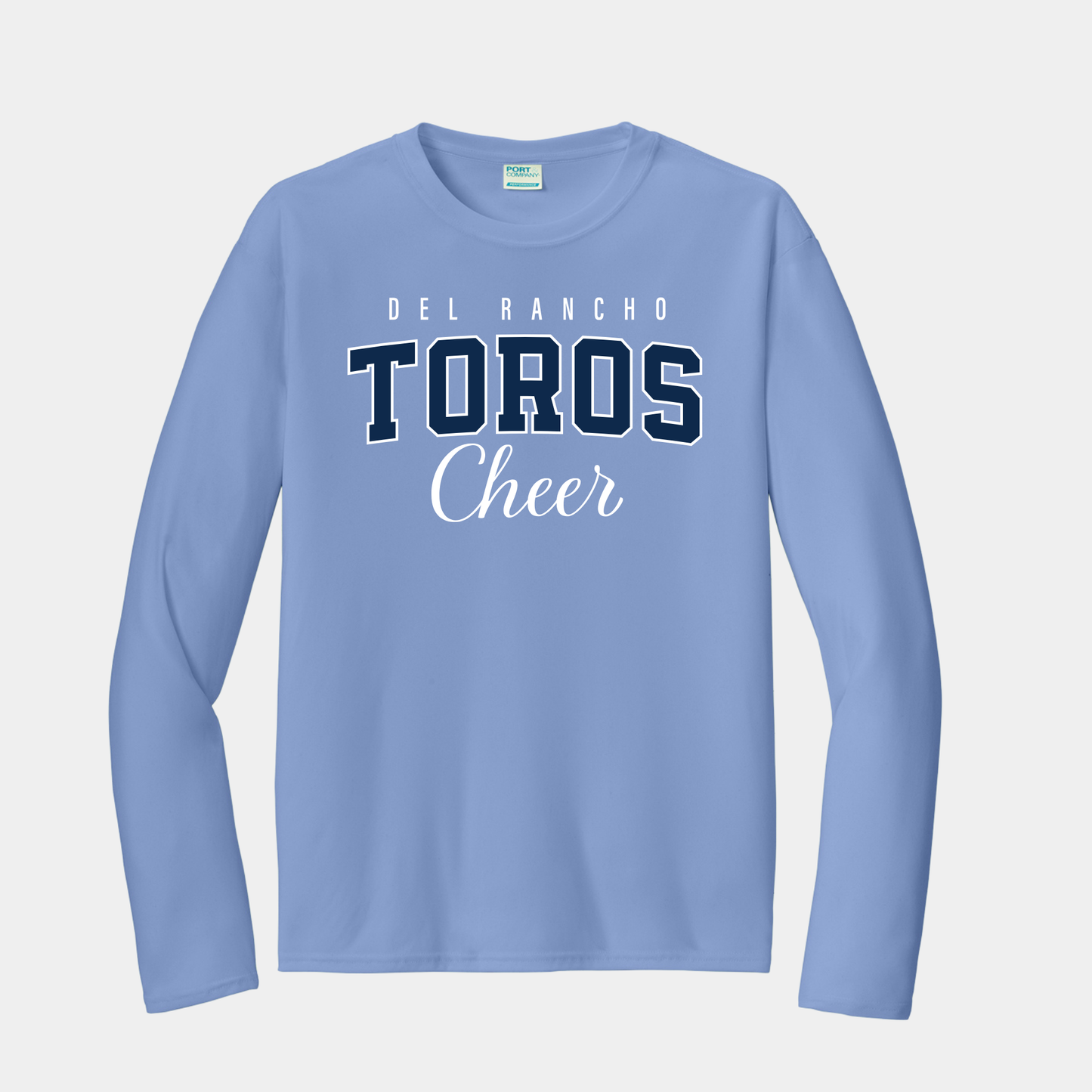 Del Rancho Toros Cheer UV Performance Long Sleeve