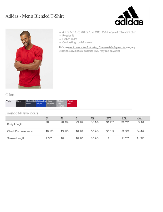 Poway RTC – Adidas Performance Tee