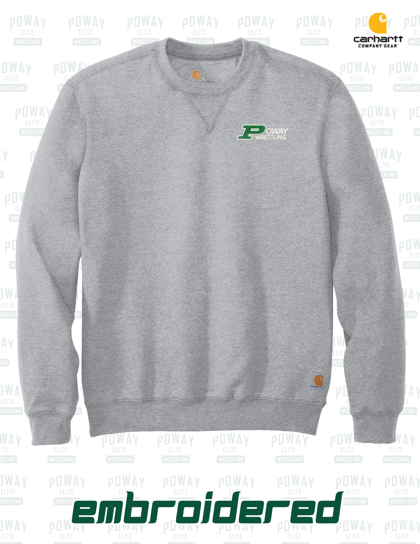 Poway Wrestling Carhartt® Crewneck Sweatshirt