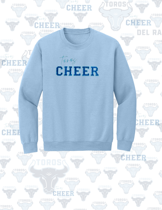 Toro Glitter Cheer Spirit Crewneck Sweatshirt