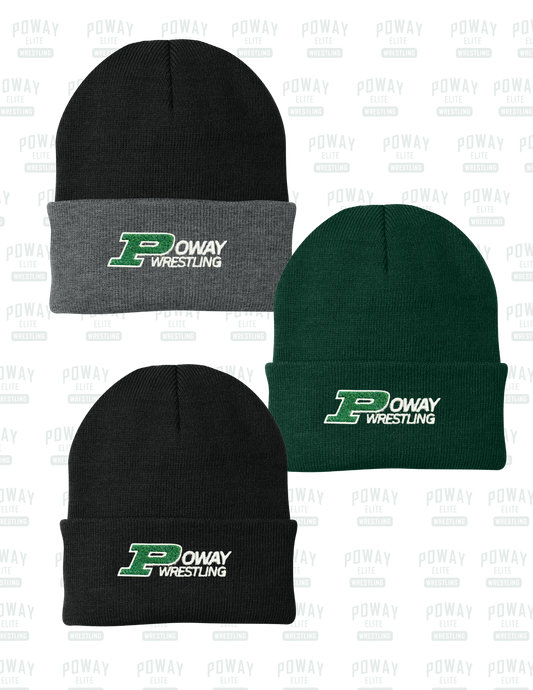Poway Wrestling Legacy Knit Beanie