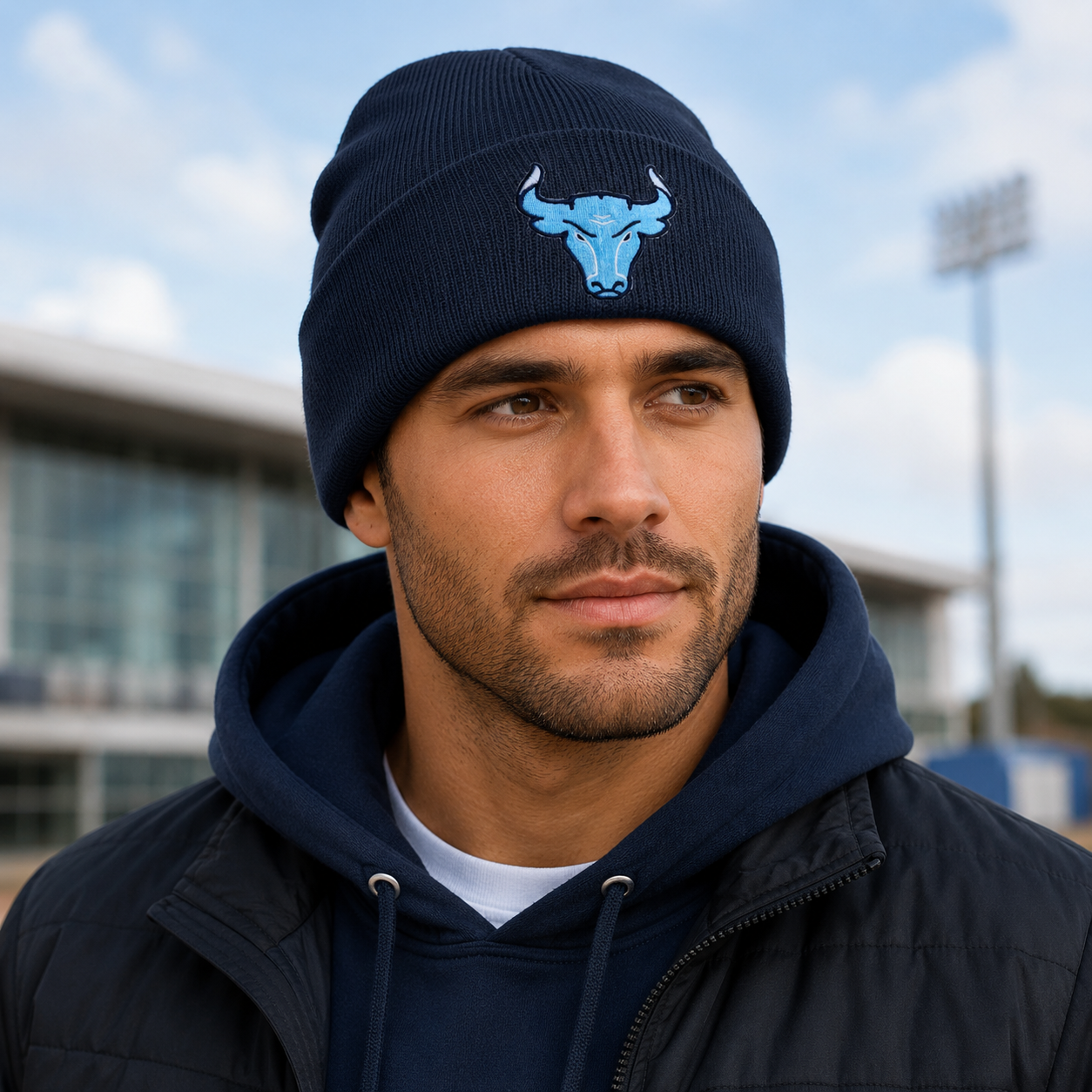 Del Rancho Toros Cuffed Knit Beanie