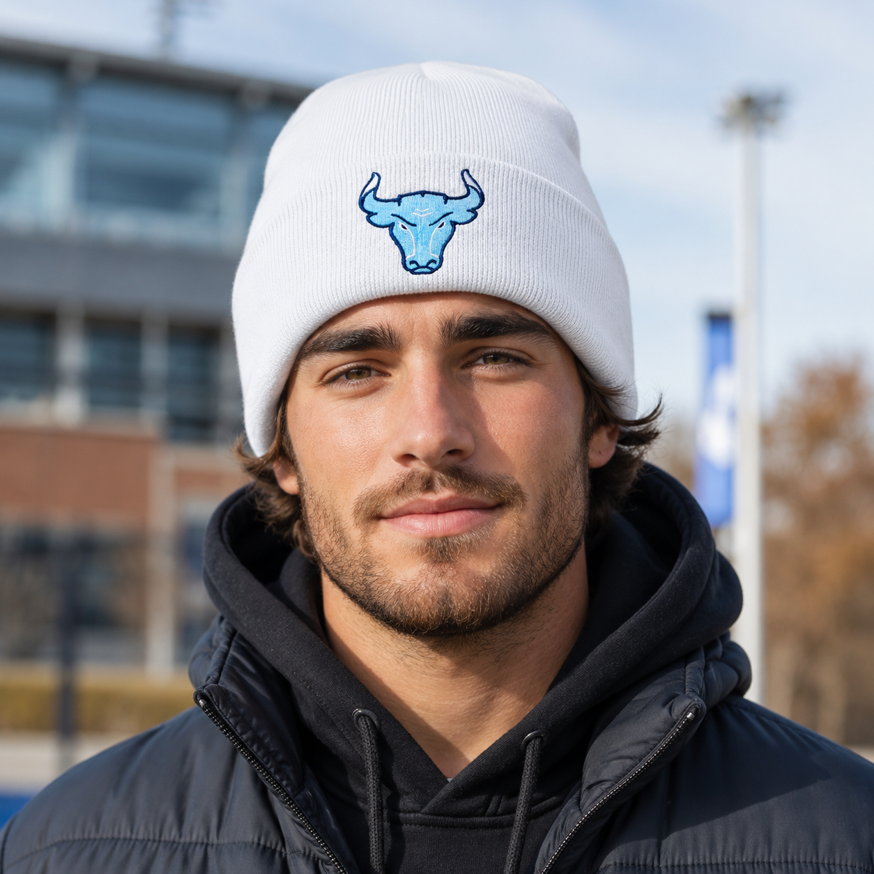 Del Rancho Toros Cuffed Knit Beanie