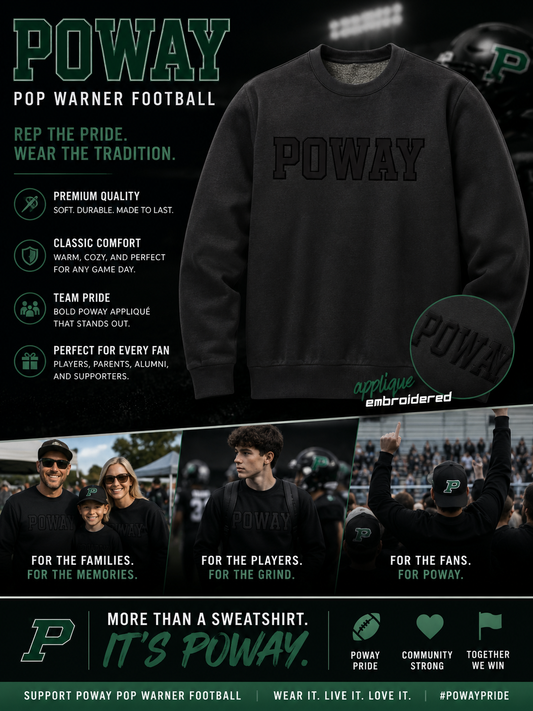 Poway Raiders Heritage Pigment-Dyed Appliqué Sweatshirt
