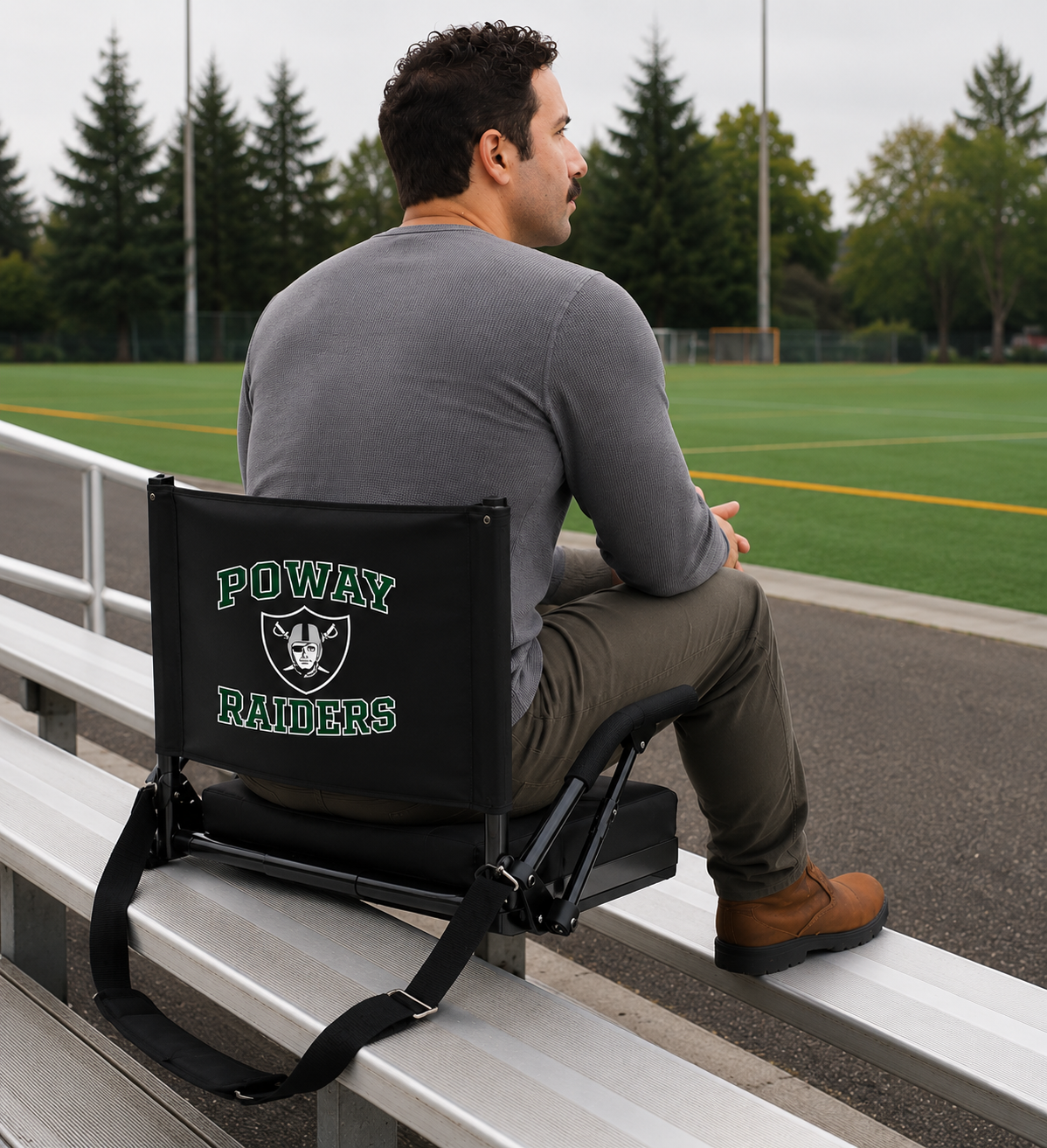 Poway Raiders Football Custom Cascade Stadium Chair