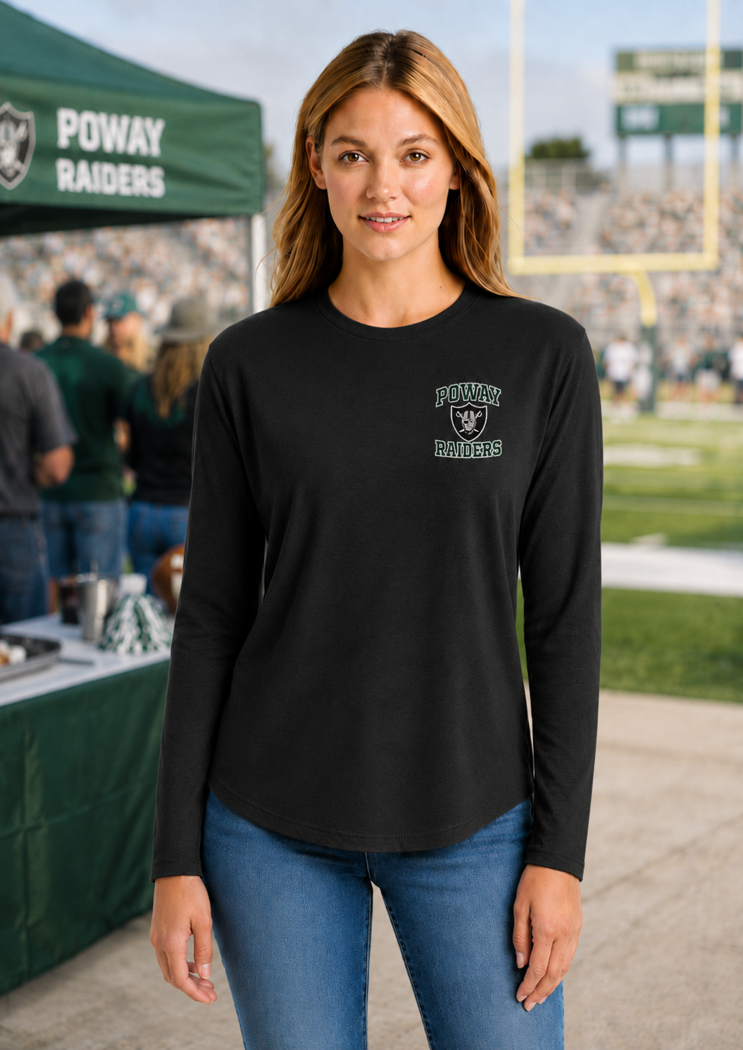 Poway Raiders Women’s Embroidered Long Sleeve Tee