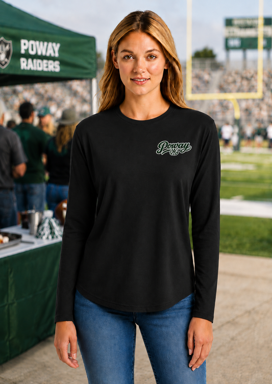 Poway Raiders Women’s Embroidered Long Sleeve Tee