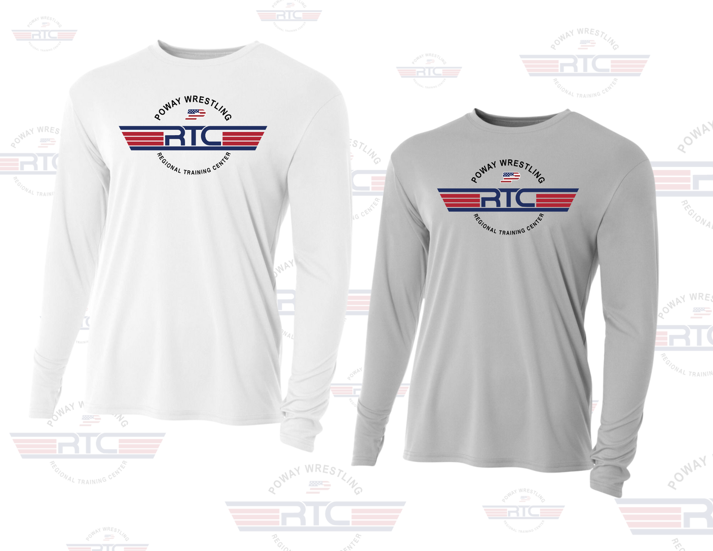 Poway Wrestling RTC Cooling Performance Long Sleeve Tee
