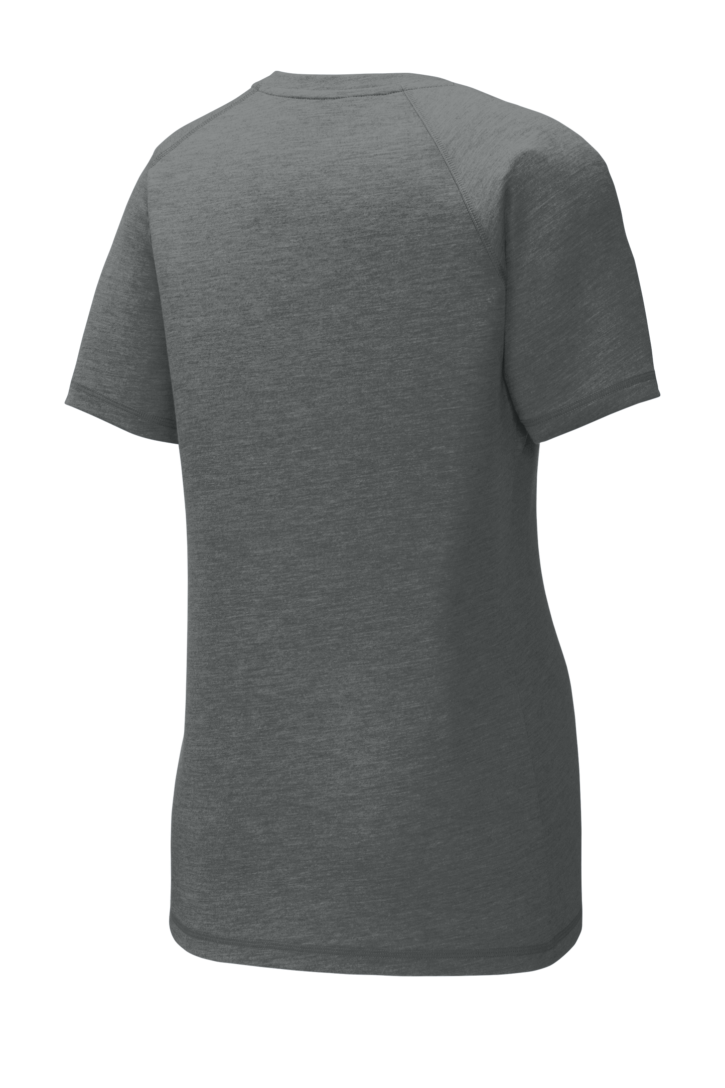 Sport-Tek  ®  Women's PosiCharge  ®  Tri-Blend Wicking Scoop Neck Raglan Tee. LST400