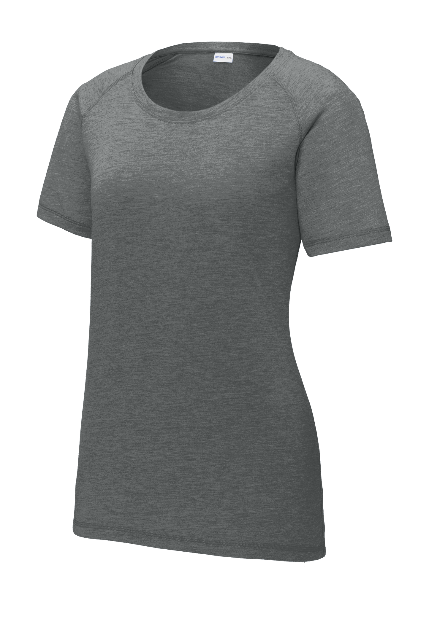 Sport-Tek  ®  Women's PosiCharge  ®  Tri-Blend Wicking Scoop Neck Raglan Tee. LST400