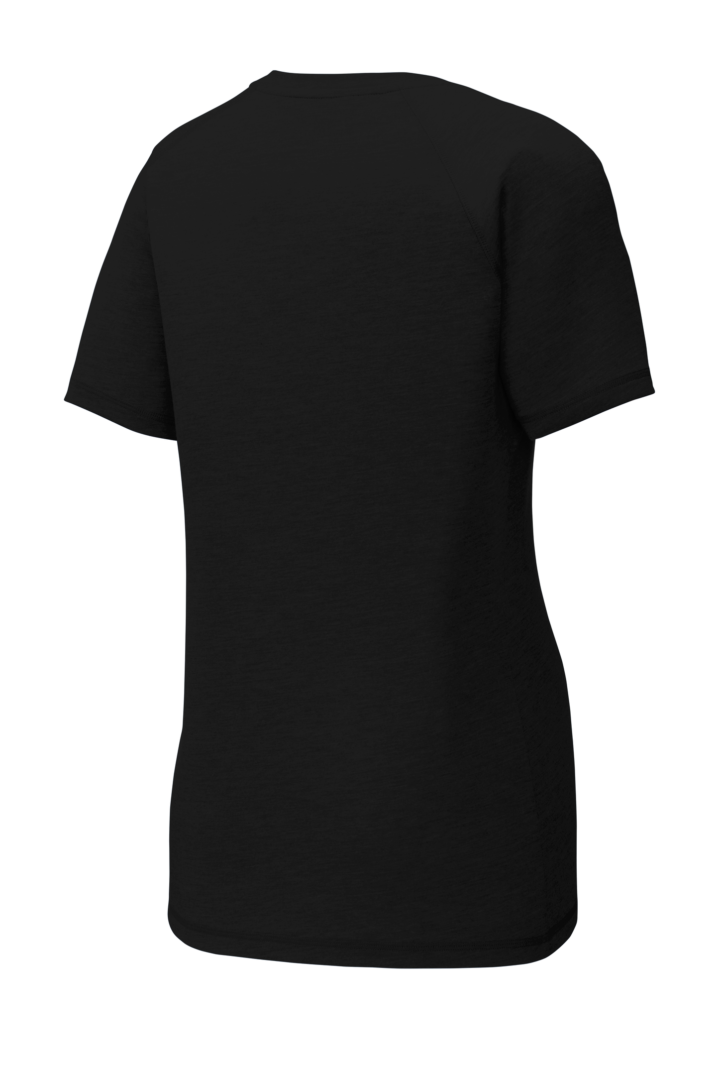 Sport-Tek  ®  Women's PosiCharge  ®  Tri-Blend Wicking Scoop Neck Raglan Tee. LST400