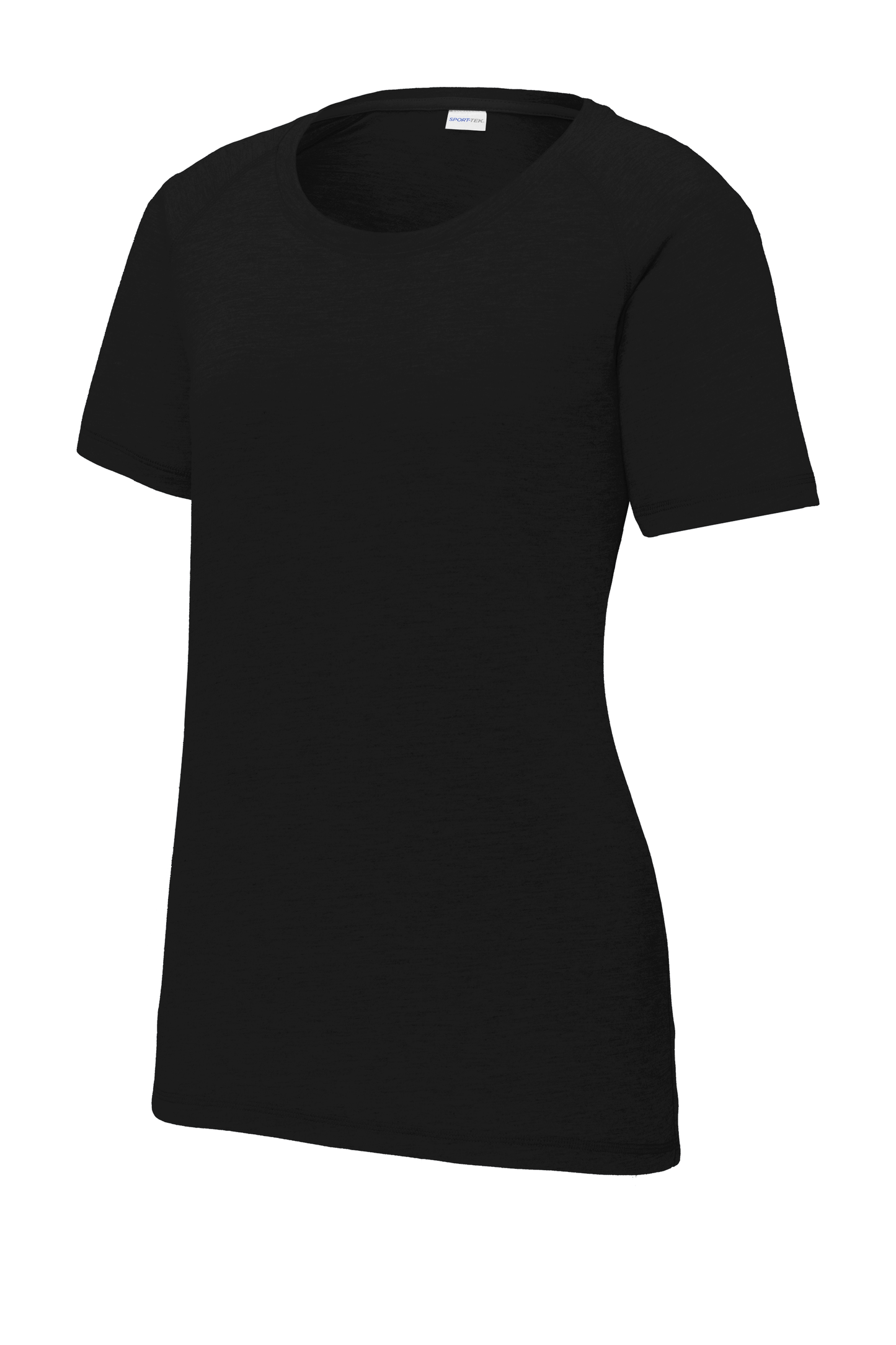 Sport-Tek  ®  Women's PosiCharge  ®  Tri-Blend Wicking Scoop Neck Raglan Tee. LST400