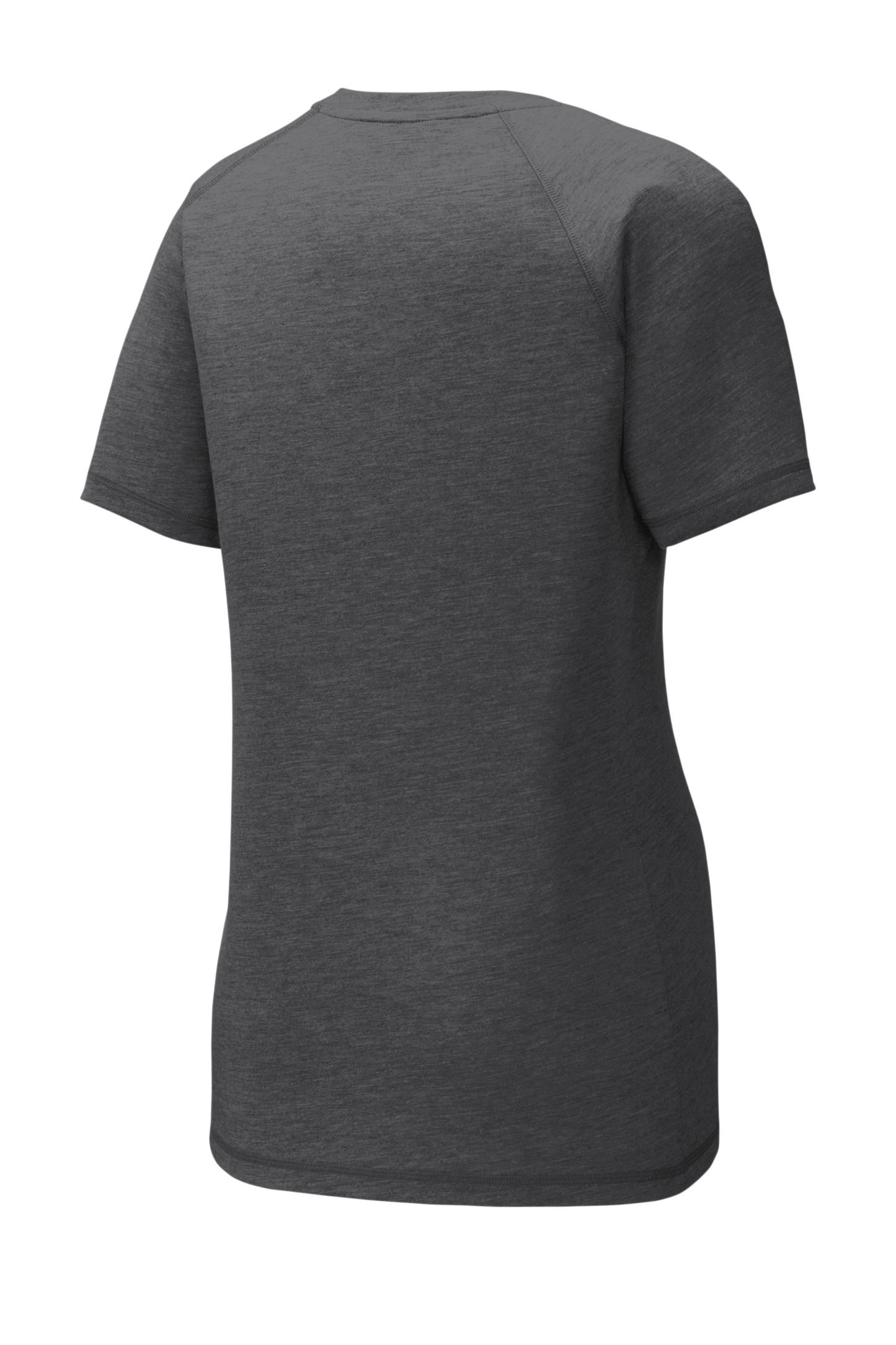 Sport-Tek  ®  Women's PosiCharge  ®  Tri-Blend Wicking Scoop Neck Raglan Tee. LST400