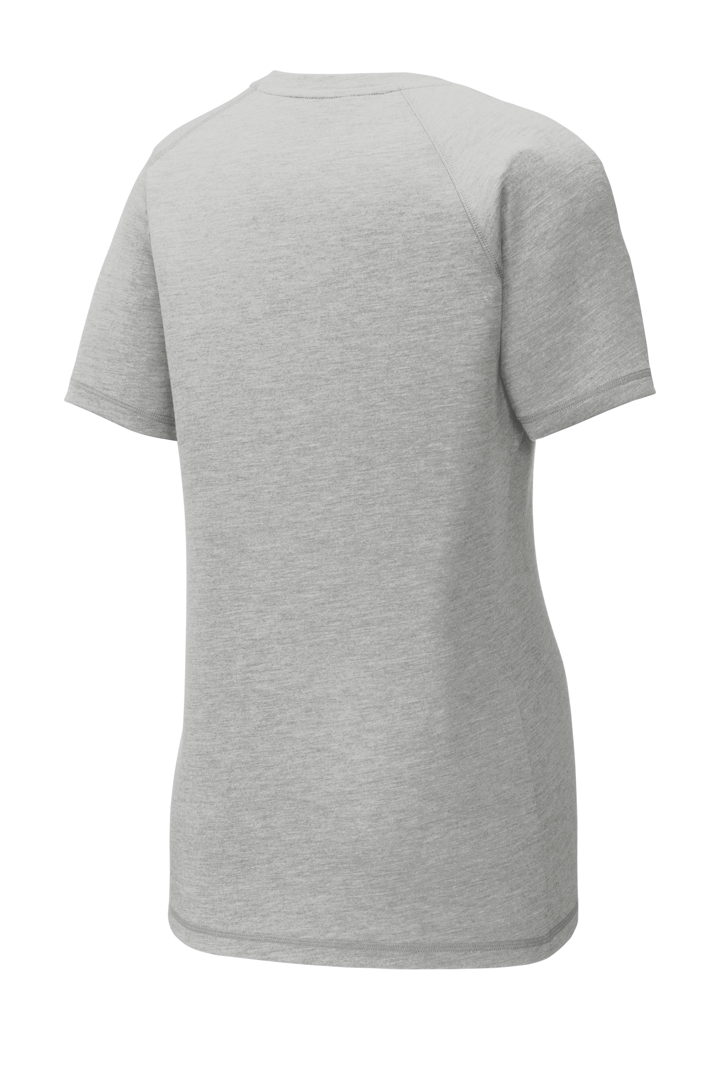 Sport-Tek  ®  Women's PosiCharge  ®  Tri-Blend Wicking Scoop Neck Raglan Tee. LST400