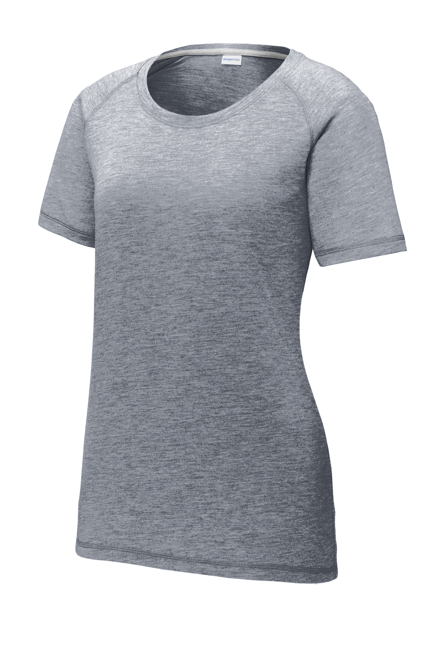 Sport-Tek  ®  Women's PosiCharge  ®  Tri-Blend Wicking Scoop Neck Raglan Tee. LST400