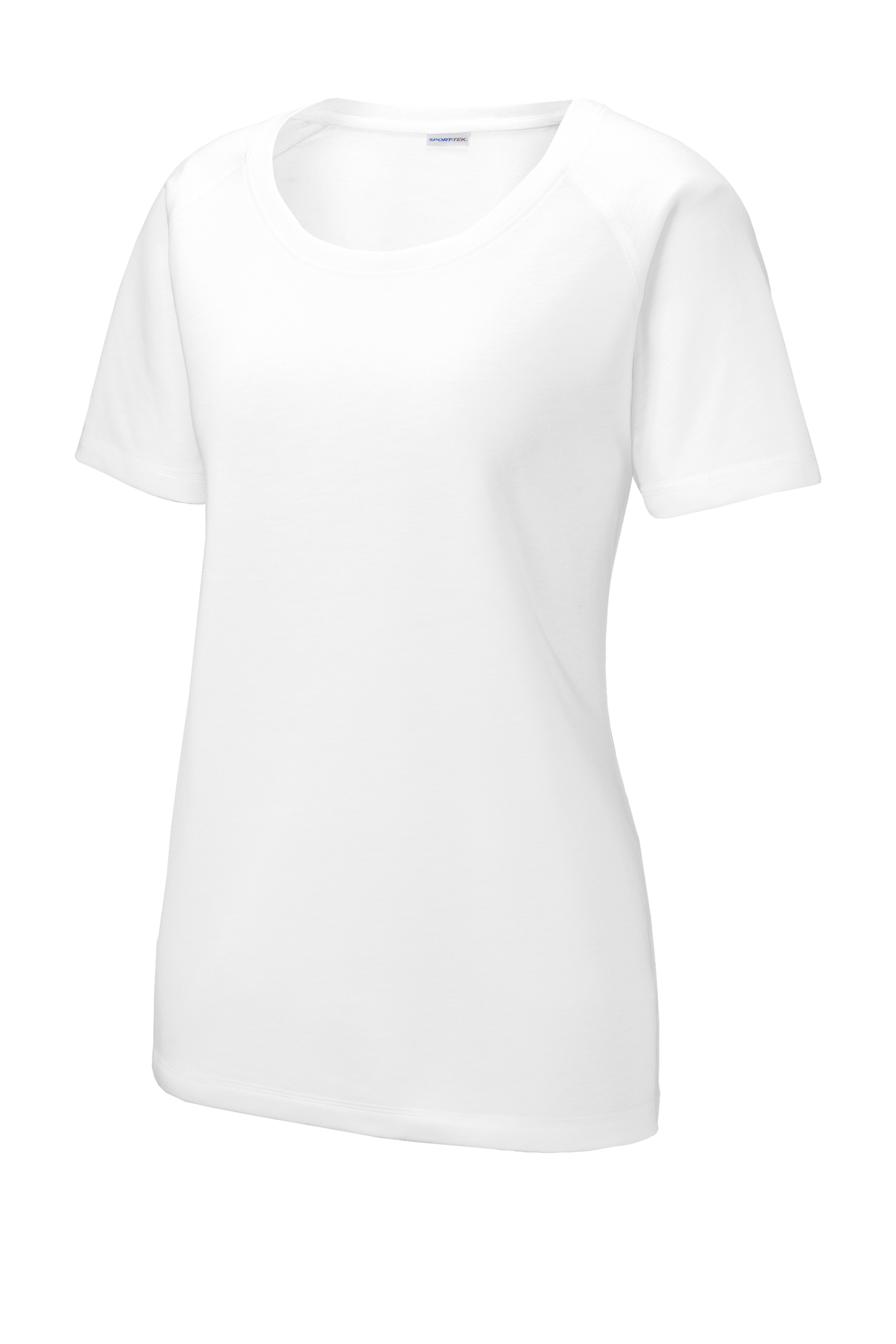 Sport-Tek  ®  Women's PosiCharge  ®  Tri-Blend Wicking Scoop Neck Raglan Tee. LST400