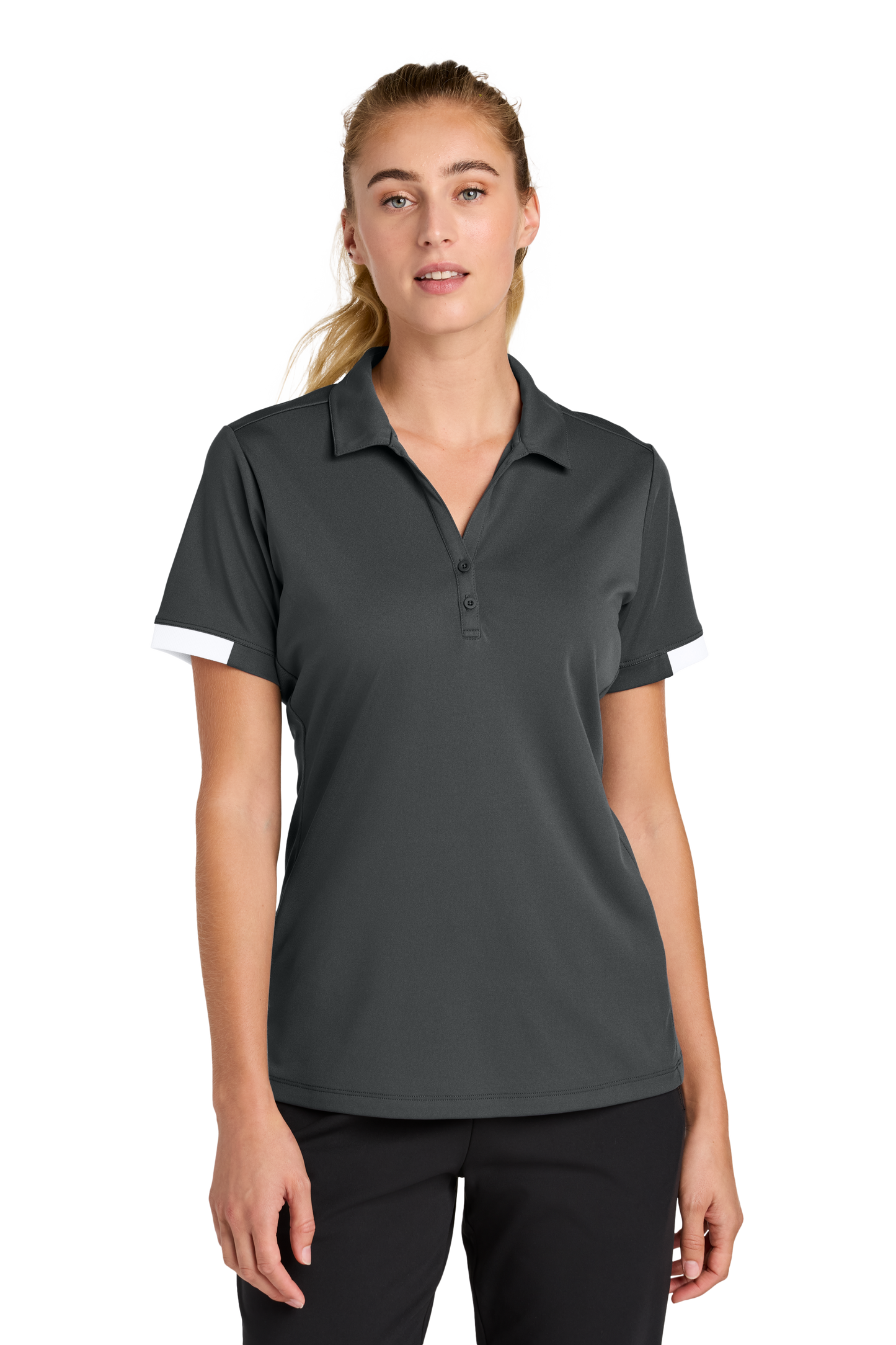 LST444 Sport-Tek® Women’s Club Colorblock Polo