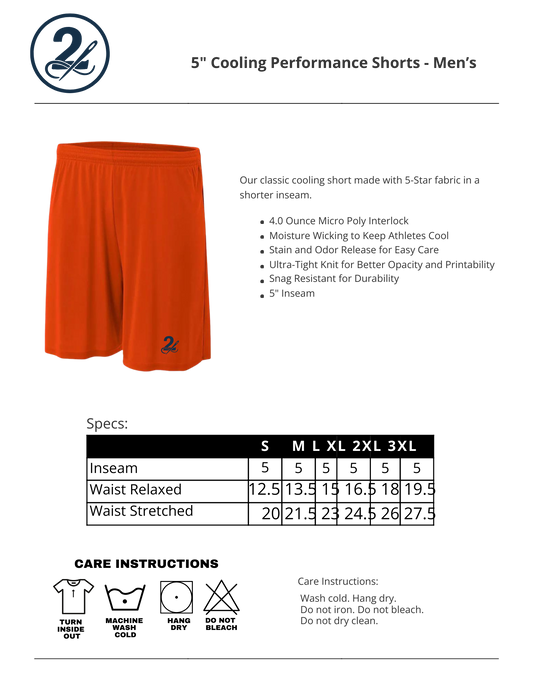 Adult - Poway Elite Cooling Performance Shorts - ** OFFICIAL PRACTICE GEAR **