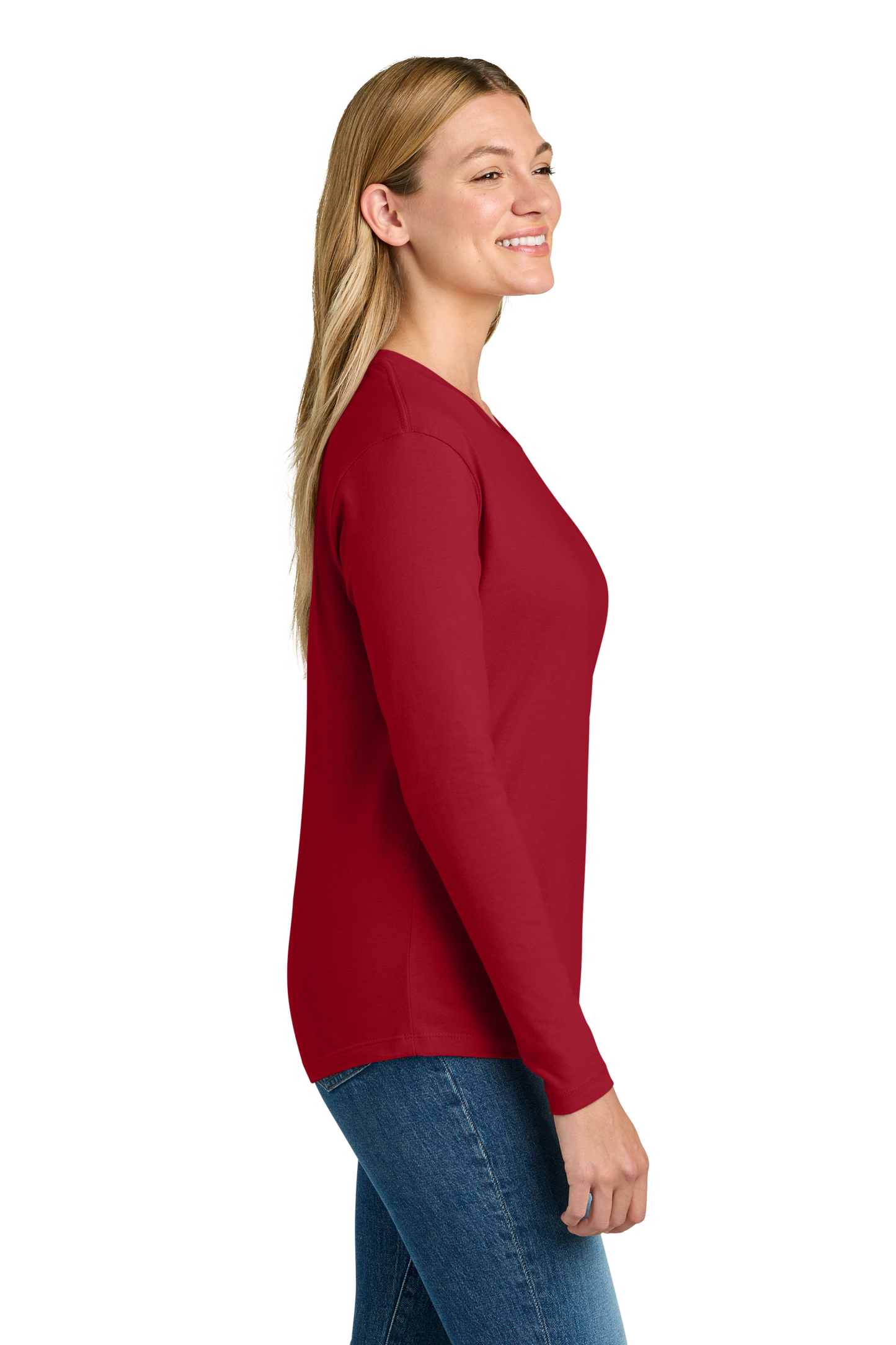 NL3911  Next Level Apparel® Women’s Cotton Relaxed Long Sleeve Tee