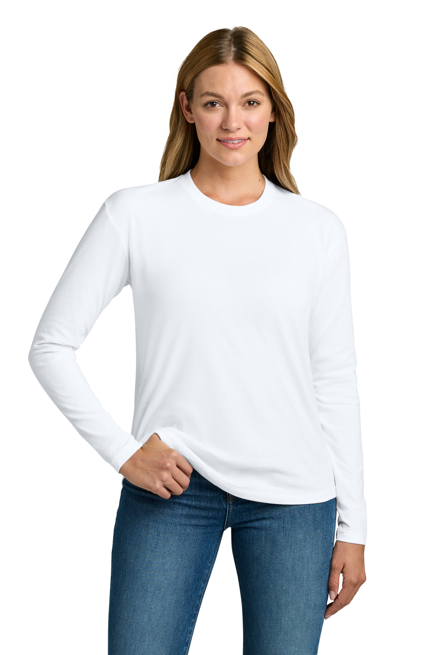 NL3911  Next Level Apparel® Women’s Cotton Relaxed Long Sleeve Tee
