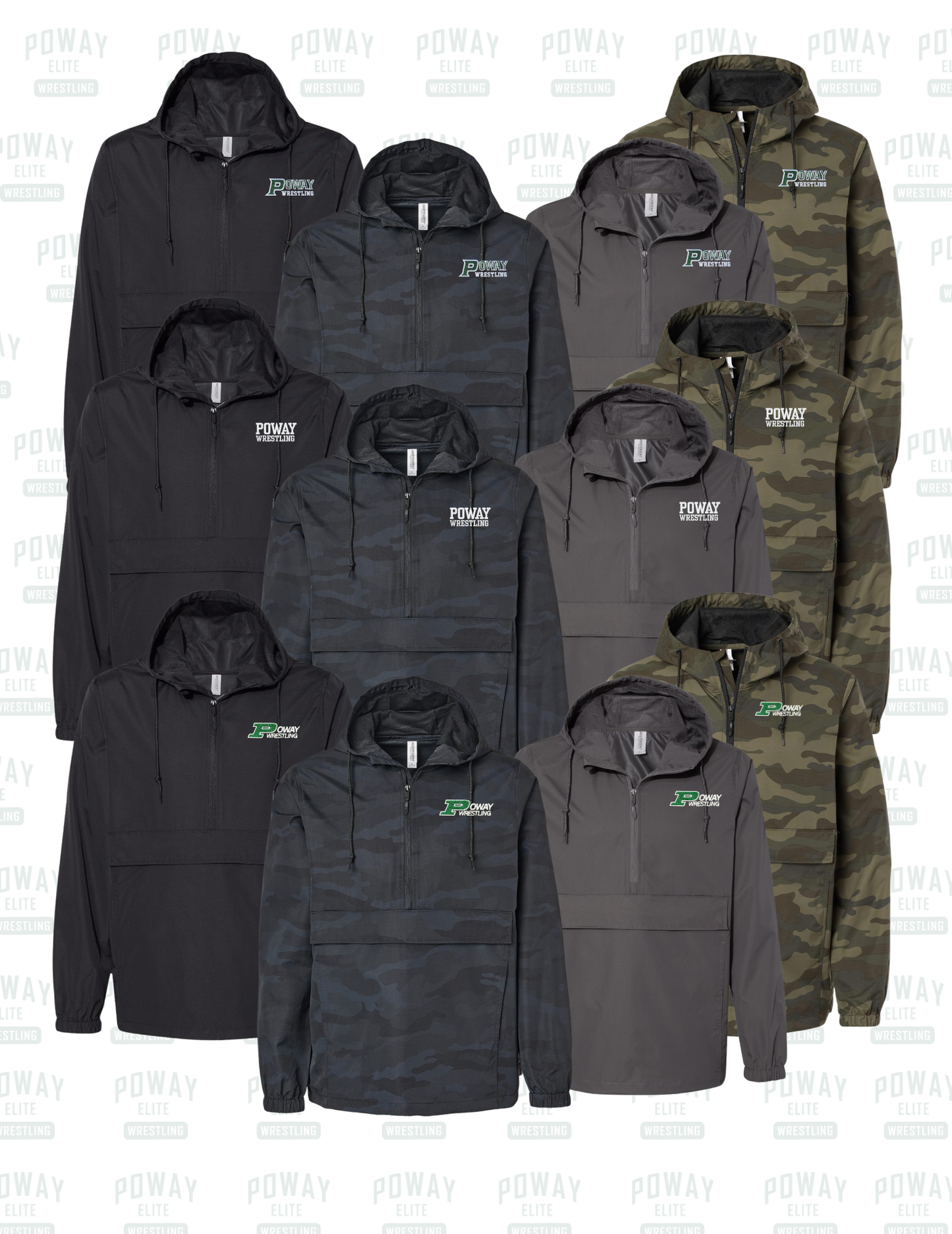 Poway Wrestling All-Weather Nylon Anorak