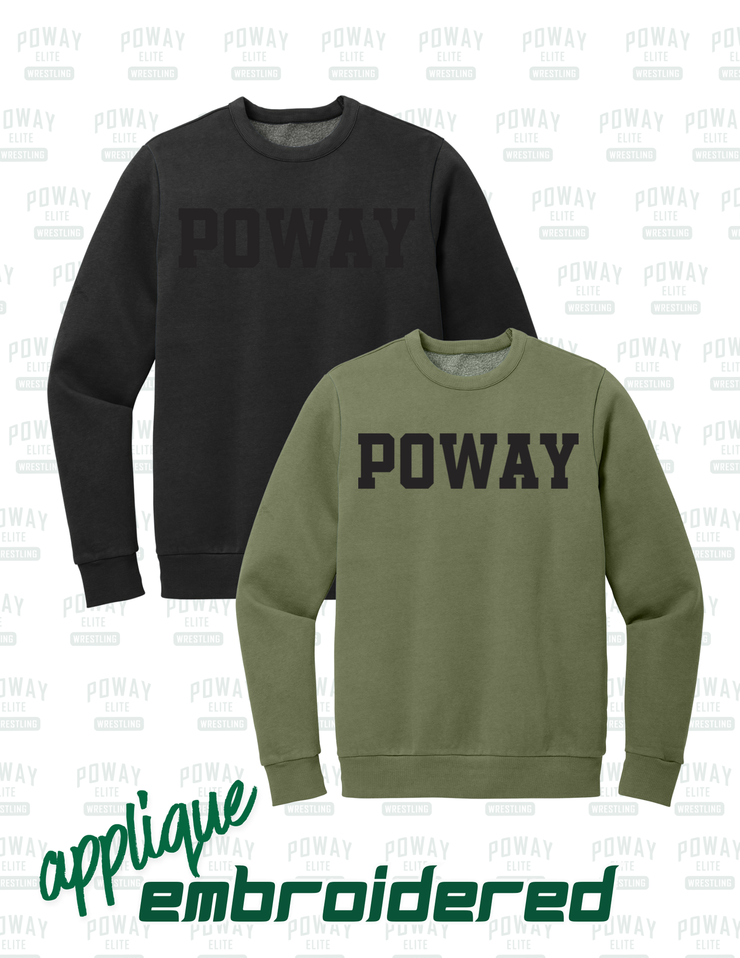 Poway Heritage Pigment-Dyed Appliqué Sweatshirt