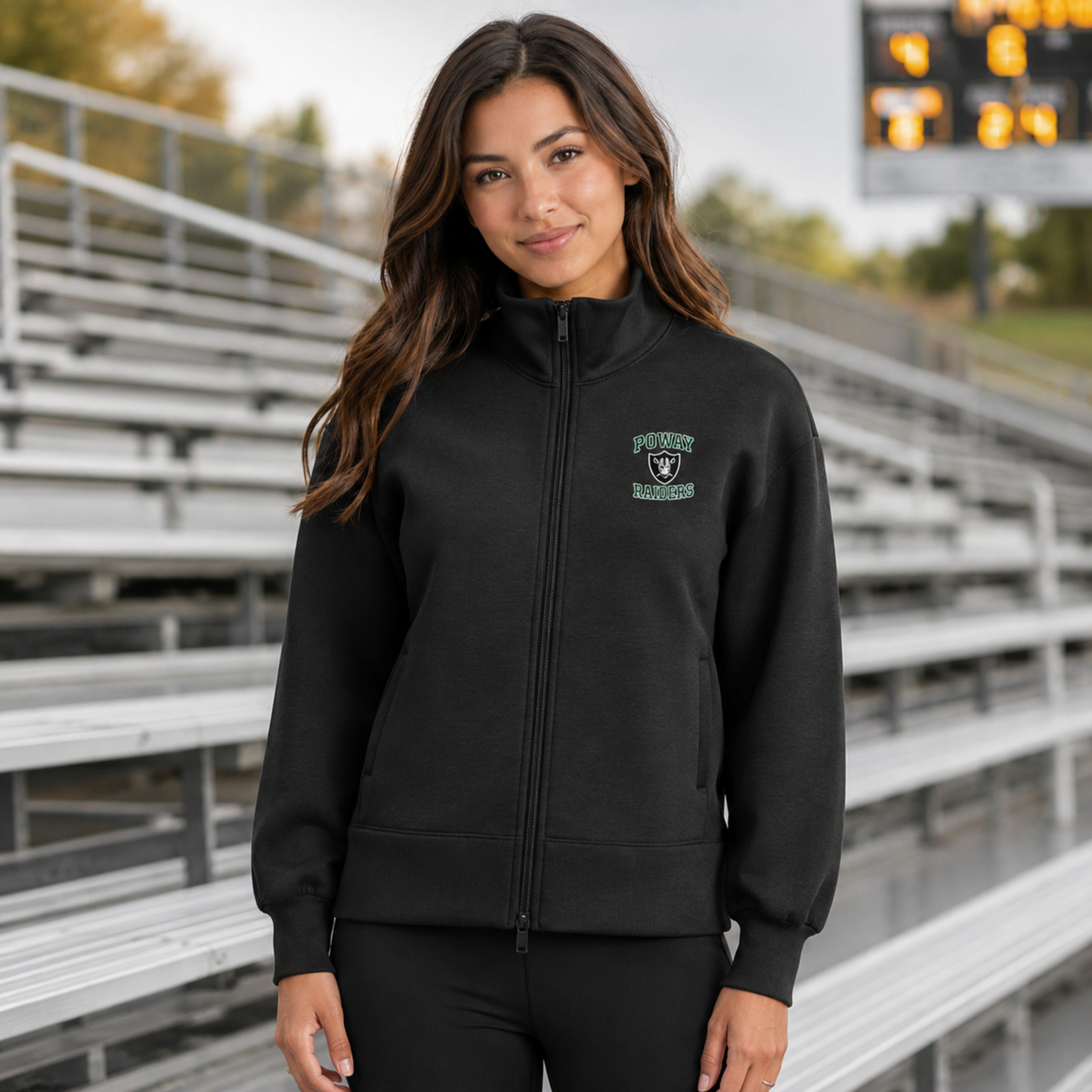 Poway Pop Warner Football Women's Full-Zip Jacket