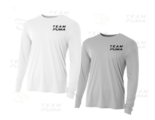 ADULT - Team Puma Cooling Performance Long Sleeve Crew