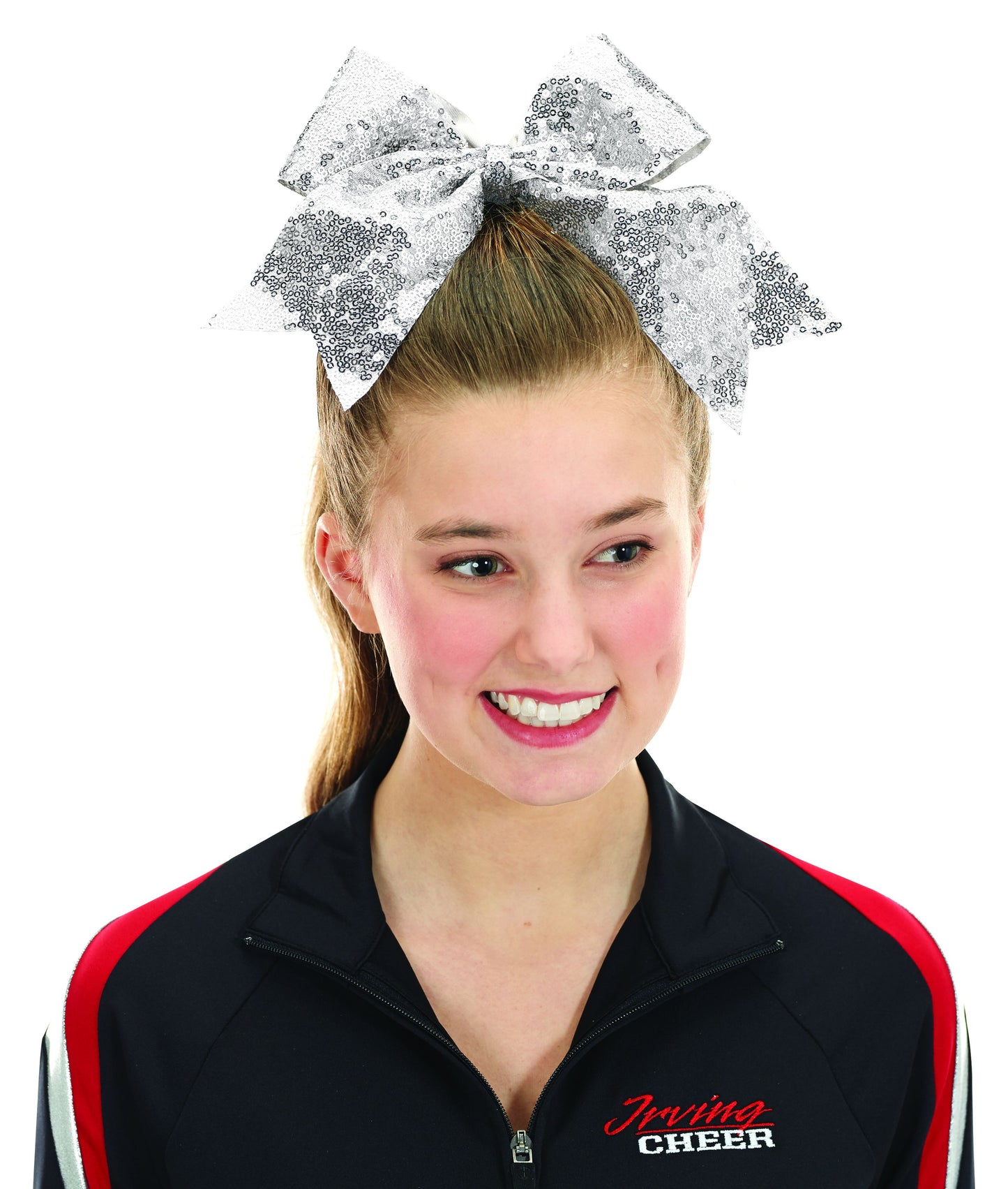 Sequin Cheer Hair Bow